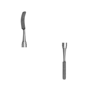 Lima de Hueso Veterinaria de Acero Inoxidable Quirúrgico Ortopédico Miller, Extremo Curvo de 6.2mm y Redondo de 4.8mm, Herramienta Reutilizable de Alta Calidad - Product Image 6
