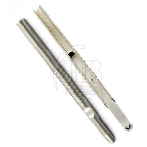 Grattoir à os manuel de précision, instrument médical en acier inoxydable, réutilisable pour la chirurgie dentaire et la récolte osseuse - Product Image 5