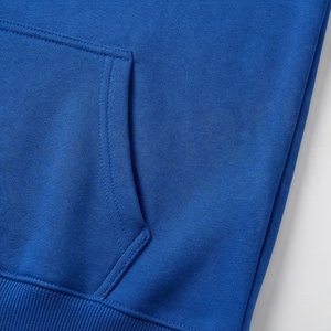 Custom French Terry Embroidery Plain Cropped Cotton Breathable <b>Pullover</b> Hoodie <b>Men</b> Women Activewear Premium Apparel Top - Product Image 5