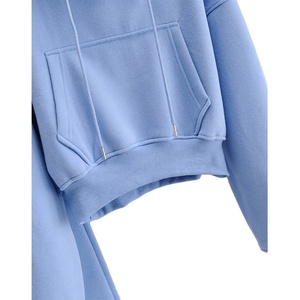 Logotipo personalizado Mujeres French Terry Fleece 350gsm Crop Top Knit Joggers Workout Fitness Elástico Casual Sweatsuits 2026 - Product Image 3