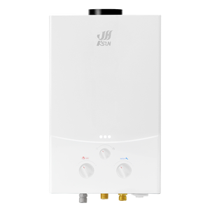 Chauffe-eau à gaz 6L mural sans réservoir en cuivre naturel pour usage domestique avec évacuation des fumées - Product Image 2