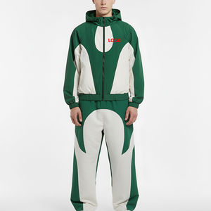 Sudadera con Capucha Ravida Sports, Personalizable con Logotipo, Ligera, Transpirable, de Poliéster/Nailon, para Hombre, Talla Grande, Diseño de Leopardo, Estilo Patchwork, Verano, Adultos - Product Image 3