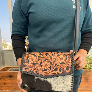 Nuevo bolso cruzado de cuero mecanizado a mano al por mayor para mujer, bolsos de mano de lujo de diseñador de cuero de vaca genuino, bolsos de mano de lujo - Product Image 4