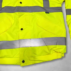 Chaqueta de Seguridad de Alta Visibilidad, Ropa de Trabajo, Reflectante, Impermeable, Calidad de Exportación, Color Personalizado, Unisex, Servicio OEM, Logotipo Personalizado - Product Image 3