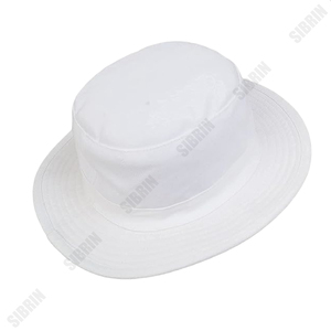 Sombrero de Cricket de Ala Ancha SIBRIN, Gorra Deportiva Personalizada de Algodón de Alta Calidad, Sombrero de Safari para Hombre, Gorra de Verano para Deportes al Aire Libre, Color Blanco - Product Image 3