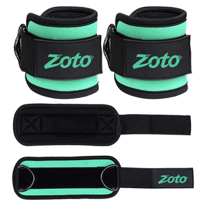 Zoto Neoprene Ankle Support <b>Straps</b> Adjustable Hook Loop Closure for Weight Lifting Strength Training Unisex Fitness Gear - Product Image 5