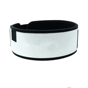 Ceinture de soutien ajustable en néoprène blanc LEAFITS pour la stabilité du tronc, la musculation et la protection du bas du dos - Product Image 1