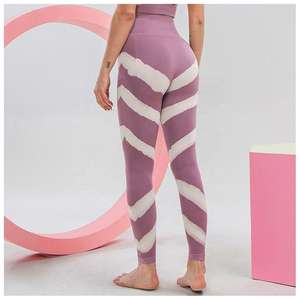 Leggings Deportivos Personalizados al por Mayor para Mujer, Leggings de Yoga para Gimnasio, Cintura Alta, Transpirables, con Bolsillo y Estampado - Product Image 6