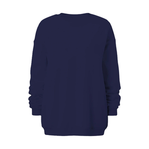 เสื้อสเวตเชิ้ตผู้หญิงไซส์ใหญ่พิเศษ สีสันสดใส สไตล์ลำลอง ผ้าฝ้าย 100% เนื้อหนา สำหรับฤดูหนาว แขนยาว - Product Image 1