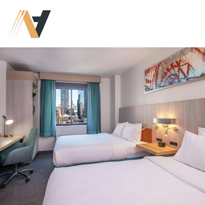 Ensemble de meubles de chambre d'hôtel en bois massif pour les projets de chambre d'hôtel Hilton Garden Inn, usine OEM au Vietnam - Product Image 2