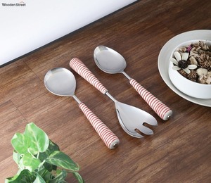 ชุดอุปกรณ์เสิร์ฟสลัดสำหรับโต๊ะอาหารหรูหรา วัสดุโลหะคุณภาพพรีเมียม - Product Image 5