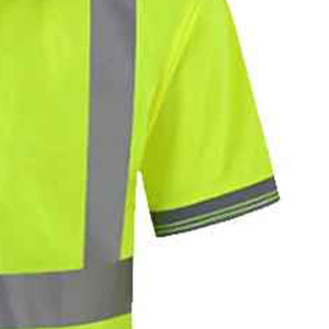 Polo respirant réfléchissant haute visibilité, vêtements de travail de sécurité légers, séchage rapide, uniforme de travail industriel - Product Image 6