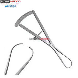 Calibre rond de 6 pouces pour cartographie des ridules, instrument dentaire, échelle de mesure 0-40 mm, jauge de précision en acier inoxydable pour os et implant - Product Image 5