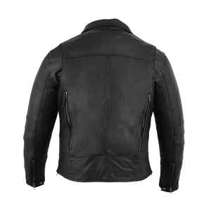Vestes en cuir personnalisées pour hommes, vestes de moto en cuir tendance, veste de motard en cuir véritable de haute qualité, vêtements de rue - Product Image 2