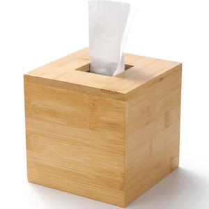 กล่องกระดาษทิชชูทำจากไม้ไผ่แผ่นไม้ออกแบบได้ตามที่ต้องการ - Product Image 1