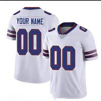 Uniforme de football américain personnalisé à dégradé de couleurs, jersey 100% coton de haute qualité, broderie respirante, écologique, séchage rapide