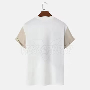 T-shirt élégant en coton pour homme, confortable et décontracté, idéal pour le quotidien, en tissu doux et respirant pour l'été - Product Image 2