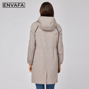 Women's Trench Coat High Quality Trench Coats Das Mulheres Autumn <b>Winter</b> Trench Coat Wholesale Trench Coat with Custom Logo - Product Image 2
