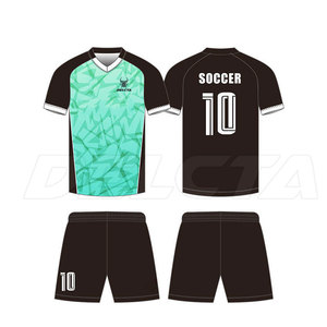 Tenue d'équipe de football en tissu doux, design unique, haute qualité, couleur unie, à vendre - Product Image 2