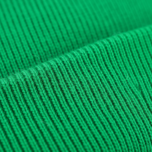 Unisex Solid <b>Green</b> Acrylic <b>Beanie</b> Ribbed Knit Winter Hat Casual Style 56-58CM Adult Size - Product Image 4