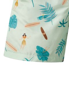Shorts de bain pour hommes à imprimé tropical, séchage rapide, shorts de plage, shorts de surf à taille élastique, fabricant OEM personnalisé - Product Image 6