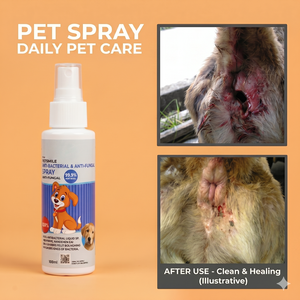 Spray pour plaies d'animaux OEM, désodorisant, parfum pour chien, eau de Cologne pour animaux, produit de nettoyage et de bain pour animaux - Product Image 1