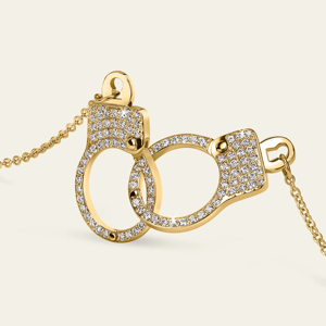 Collar con Colgante de Diamantes Chapado en Oro de 18K de Lujo, con Piedras Redondas de Corte Brillante, Cadena de Caja, Unisex, para Uso Diario - Product Image 3