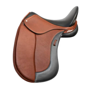 Selle d'équitation anglaise de qualité supérieure en cuir de vachette souple, équipement d'équitation confortable et haut de gamme, provenant d'Inde. - Product Image 2