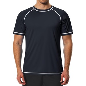 Camiseta de Manga Corta Verde Claro para Hombre, Protección Solar, Secado Rápido, Transpirable, Spandex/Poliéster, Compresión para Adultos, UPF50+, Ecológica - Product Image 5