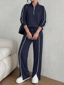 Pantalon de jogging Ever Glow pour femme, couleur unie, polyester/coton, taille élastique 2-en-1, respirant, poches latérales, coupe classique, idéal pour les loisirs - Product Image 2