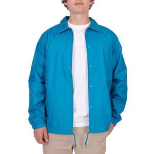 Custom Turn Down Collat spring wear Women <b>Coaches</b> Jackets Waterproof Nylon/Polyester Men's <b>Coaches</b> Jacket - Product Image 1