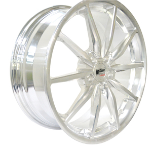 D1Spec Forged Aluminum Multi <b>Spoke</b> <b>Wheel</b> Polished Finish Passenger Car Rim - Product Image 3