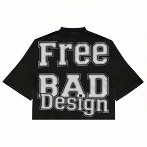 T-shirts en jersey 100 % coton respirant et épais pour hommes grandes tailles – Coupe régulière et oversize, col roulé - Product Image 2