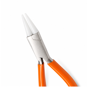 Heavy Duty Nylon Jaw Pliers Flat Nose Jewelry Tool Non Scratch <b>Wire</b> Bending Shaping <b>Craft</b> DIY Beading Repair Tool - Product Image 5