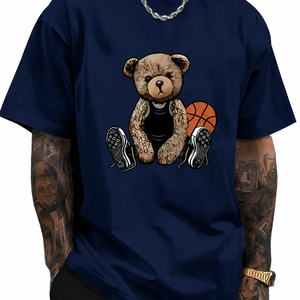 Camiseta Casual de Manga Corta para Hombre, Personalizada, 100% Algodón Peinado, Tejido de 280 GSM, Suave, Ligera, Premium, Oversize, Transpirable, con Diseño - Product Image 3