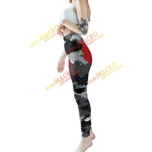 กางเกงโยคะเอวสูงของผู้หญิงกางเกงผ้าสแปนเด็กซ์ระบายอากาศแบบลำลองกางเกงโยคะสไตล์คลับเซ็กซี่แต่งตะเข็บโลโก้ได้ตามต้องการ - Product Image 3