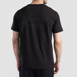 เสื้อยืดออกกำลังกายลำลองสำหรับผู้ชาย ดีไซน์เนอร์ ผลิตจากผ้าฝ้าย 100% แขนสั้น ทรงปกติ แห้งเร็ว ระบายอากาศได้ดี เป็นมิตรกับสิ่งแวดล้อม ผ้าถักแบบสปอร์ต - Product Image 2