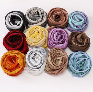 Muslim Headband Shawls Islamic Women Plain High Quality Wholesale Headscarf Bamboo Cotton Hijab Ladies <b>Scarves</b> <b>Scarf</b> - Product Image 3