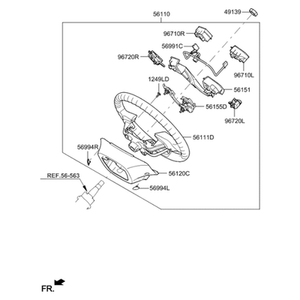 Nouveaux interrupteurs et commandes Accent 967001R200RDR - Product Image 2