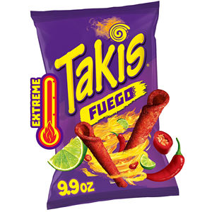 Croustilles de tortilla roulées Takis - Fuego Hot Chili et Lime & Takis Édition Limitée Blue Heat Pepper - Product Image 2
