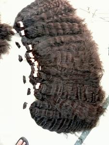 Extensions de cheveux humains vierges indiens Remy, noirs, ondulés, à ondes profondes lâches, cuticules alignées, non traités, pour tissage à la machine - Product Image 4
