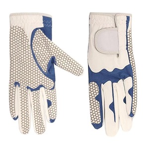 Gants de golf ajustables et personnalisés pour hommes, noirs, résistants à la transpiration, en similicuir souple et durable, pour le sport professionnel - Product Image 1
