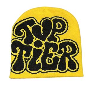 Bonnet unisexe personnalisé en jacquard, 100 % acrylique, tricoté, imprimé numériquement Y2K, avec logo imprimé sur toute la surface, vente en gros - Product Image 2