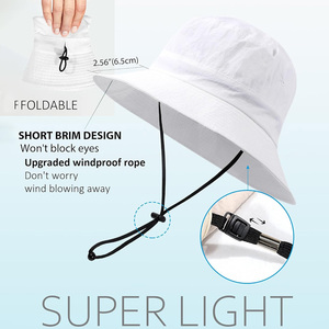 Chapeau Bob Anti-UV Personnalisable Broderie Sur Mesure Pêche Plein Air Voyage Protection Solaire Été Streetwear - Product Image 2