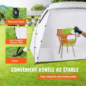 Portable Painting Booth with Larger Spray Paint Tent Built-in Floor <b>Mesh</b> <b>Screen</b> for DIY Hobbies and Furniture Station - Product Image 1