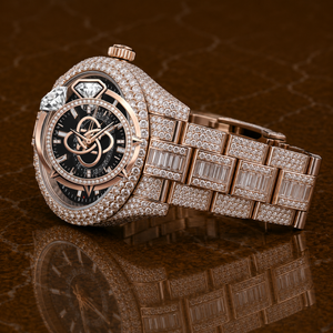 Luxury Moissanite Diamond Watch Men Full Pave VVS Moissanite Stones Stainless Steel <b>Automatic</b> <b>Wristwatch</b> - Product Image 3