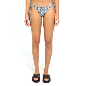 Ensemble de bikini imprimé serpent pour femmes, maillot de bain deux pièces, haut triangulaire, bas à lacets, vêtements de plage sexy, maillot de bain d'été - Product Image 3