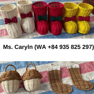 Manufacturing Eco-Friendly Vintage Rattan Rustic <b>Christmas</b> Ornament <b>Tree</b> Decorations Holiday Home Decoration Made Vietnam-CARYLN - Product Image 6