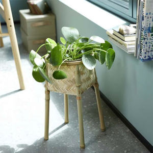 Panier en bambou artisanal pour les magasins de détail et les entreprises de décoration intérieure, idéal pour le rangement naturel et la présentation des produits - Product Image 3