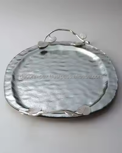 Utensilios de cocina, bandeja decorativa para servir alimentos, bandeja para servir de aspecto moderno de aluminio de alta calidad para restaurante - Product Image 3